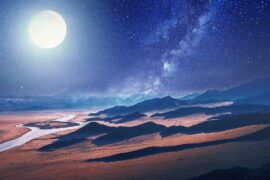 夜晚赏月的唯美句子