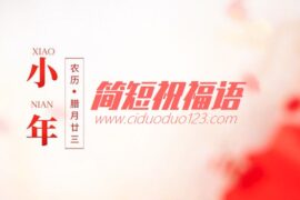 小年祝福语简短2023版（配图1）