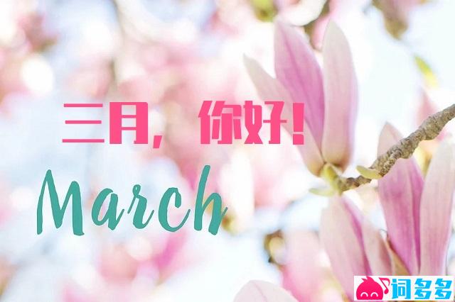 2月再见！3月你好（唯美图片）