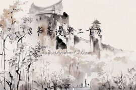 翁承赞《书斋谩兴二首》翻译及赏析