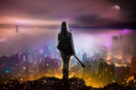 愈是黑暗的晚上，月亮与星星就愈是美丽了