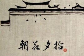 《朝花夕拾》好词好句高清封面图