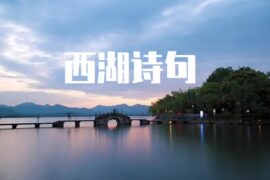 描写西湖的诗句（精选50句）