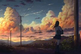 描写日落黄昏的唯美句子