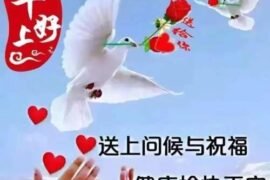 清晨送朋友的祝福语