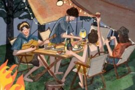 适合露营发的自然美景文案朋友圈说说