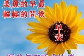 颇有深度的早安祝福语