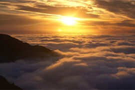 黄昏晚霞的唯美句子