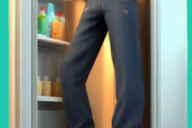 把裤子放进冰箱里，从此做个冷酷的人（谐音梗）