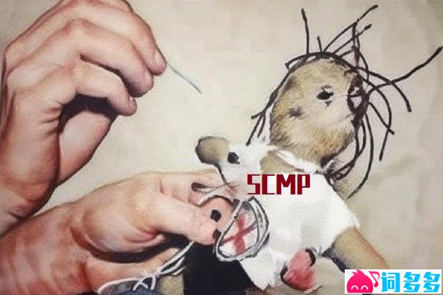 SCMP是什么梗？扎小人扎纸片人图片