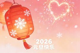 2026 元旦祝福语精美配图