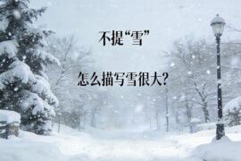 不提雪怎么描写雪很大-高清图片