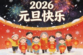 2026元旦祝福语元旦快乐图片