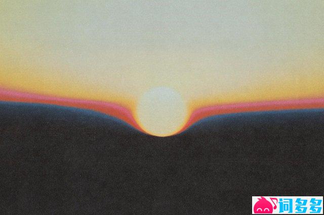 鹿先森乐队《余晖》歌词封面图