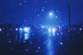 陈不答《雨里》歌词封面图