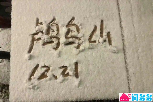 陈鸿宇《杭州的雪》歌词封面图