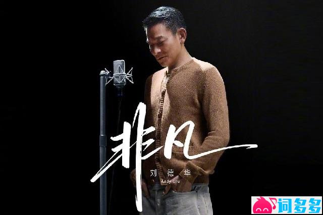 刘德华《非凡》歌词封面图