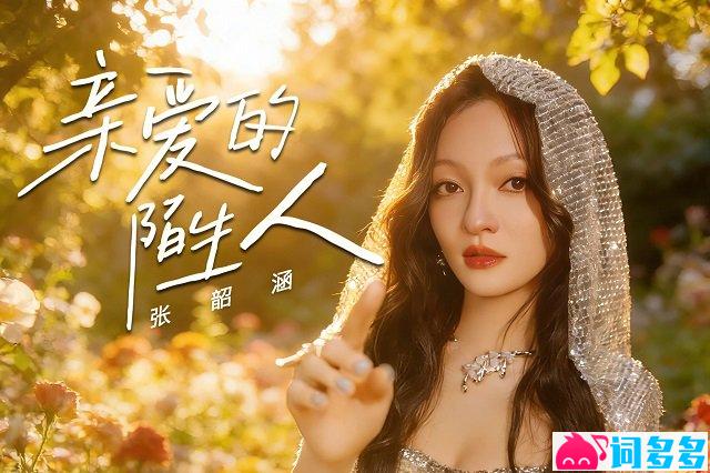 張韶涵《親愛的陌生人》歌詞封面圖