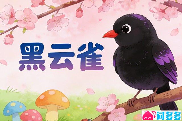 龚琳娜《黑云雀》歌词封面图