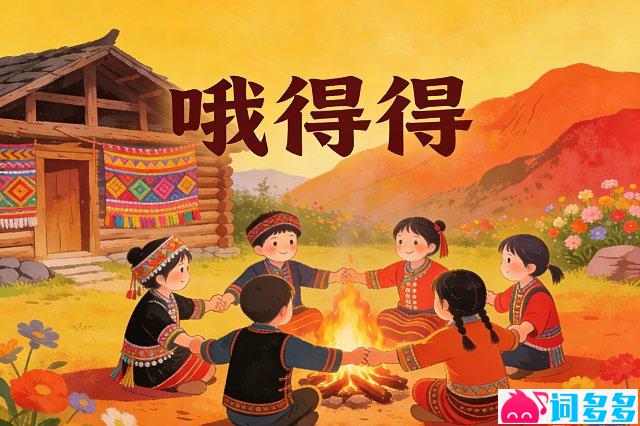 龚琳娜《哦得得》歌词封面图