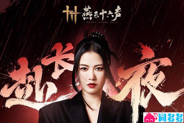 谭维维《赴长夜》歌词封面图