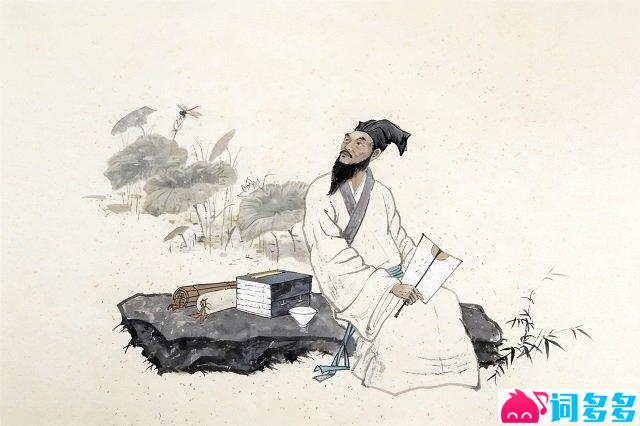 杨万里画像-杨万里最有名的十首诗词配图