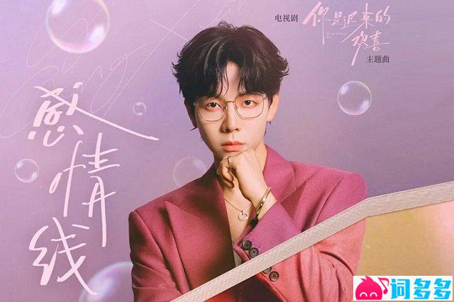 胡夏《感情线》歌词封面图