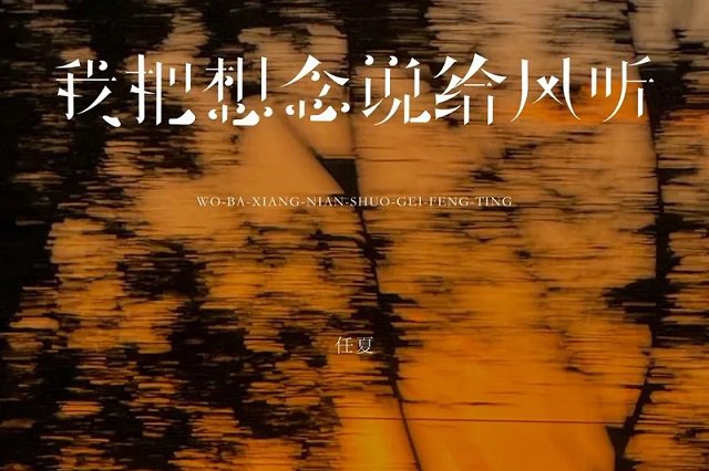 任夏《我把想念说给风听》歌词封面图